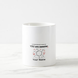 Tasse de glucose de chimie douce Cadeau d'amour