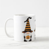 Tasse de Gnome Halloween | Mug à café Citrouille M (Gauche)