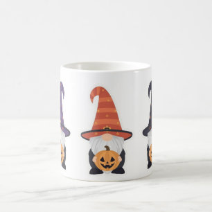 Tasse de Gnome Halloween   Mug à café Citrouille M