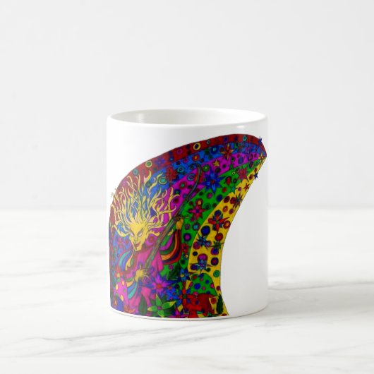 Tasse de Gobelin de Fantaisie Psychedelique (Centre)