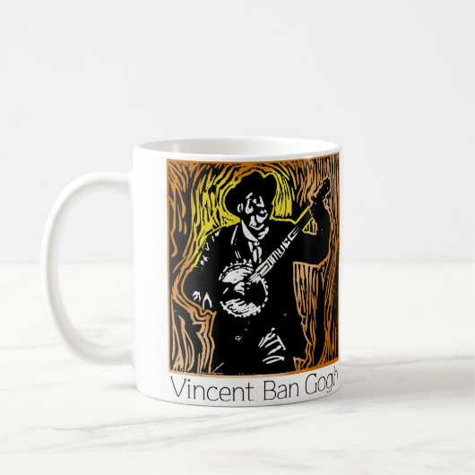 Tasse de Gogh d'interdiction de Vincent (Gauche)