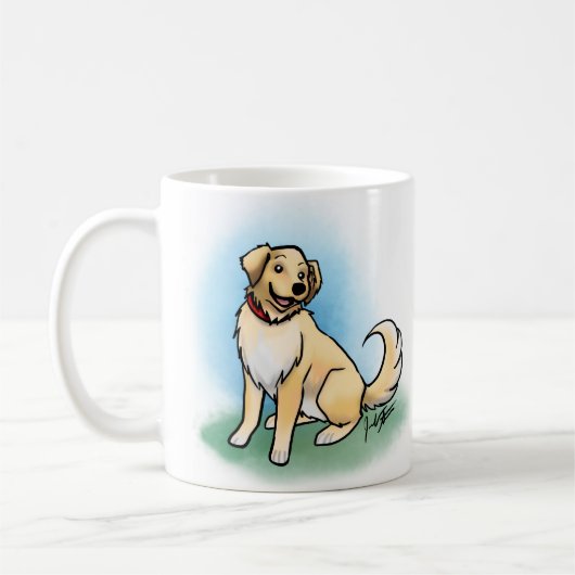 Tasse de golden retriever (Gauche)