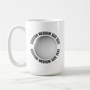 Tasse de golf personnalisée de taille moyenne 450m