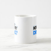 Tasse de golf Pun - Comment conduit-on ? (Centre)