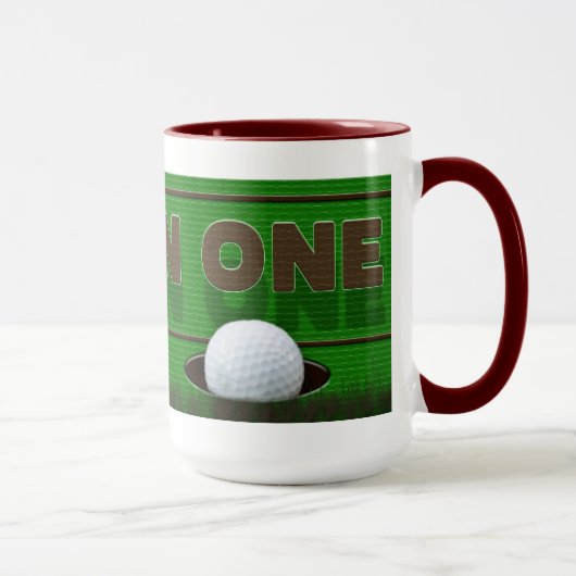 TASSE DE GOLF - TROU DANS UN - (Droite)