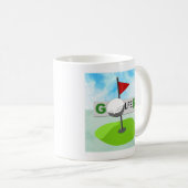 Tasse de golfeur de concepteur (Devant droit)