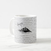 Tasse de graffiti de style de Banksy (Devant gauche)