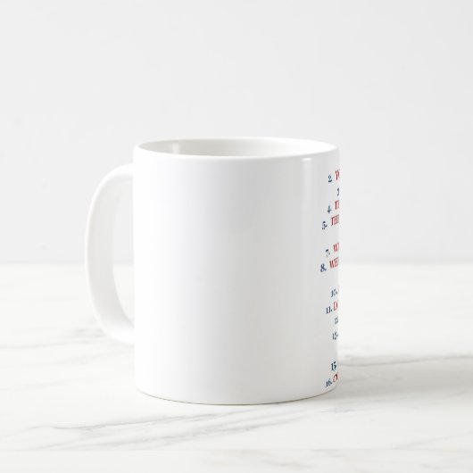 Tasse de grammaire (Devant gauche)