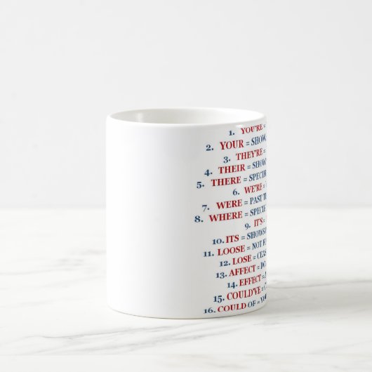 Tasse de grammaire (Centre)