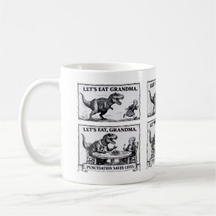 ☕ Tasse de grammaire amusante – “Mangeons, grand-m