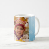 Tasse de grands-parents de Joyeux Noël de flocons (Devant droit)