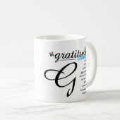 Tasse de gratitude de PositivEnergy (Devant droit)