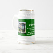 Tasse de Greg Caldwell 22 once Stein (Devant gauche)