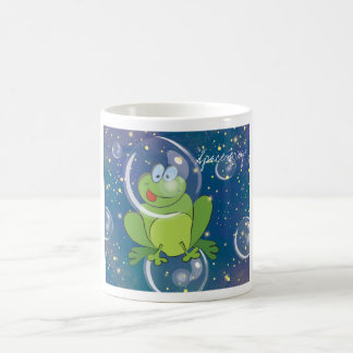 Tasse de grenouille de l'espace