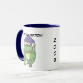 Tasse de grenouille d'obtention du diplôme (Devant gauche)