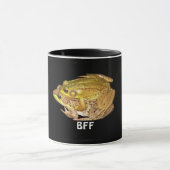 Tasse de grenouille verte de BFF (Centre)