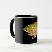 Tasse de grenouille verte de BFF (Devant gauche)