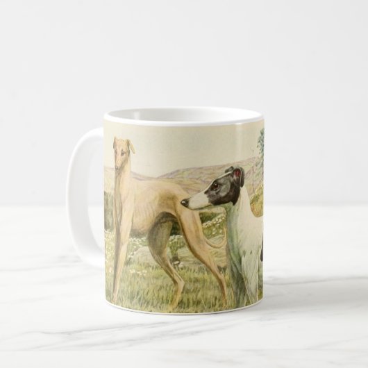 Tasse de Greyhound à l'ancienne (Devant gauche)