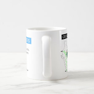 Tasse de GRIDSKIPPERS avec la carte et les