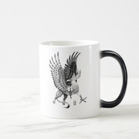 Tasse de griffon de bouton blanc (Droite)
