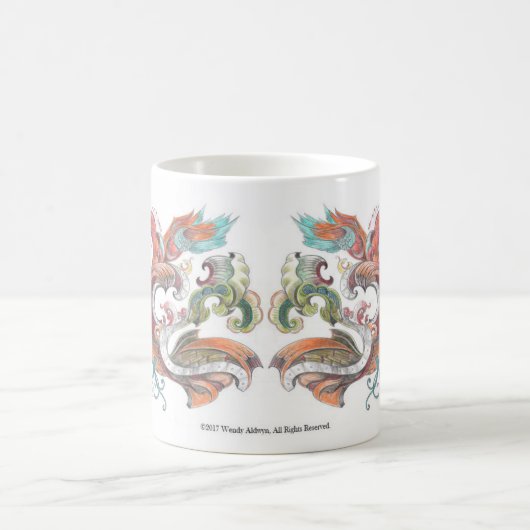 Tasse de griffonnage de Gloria (Centre)