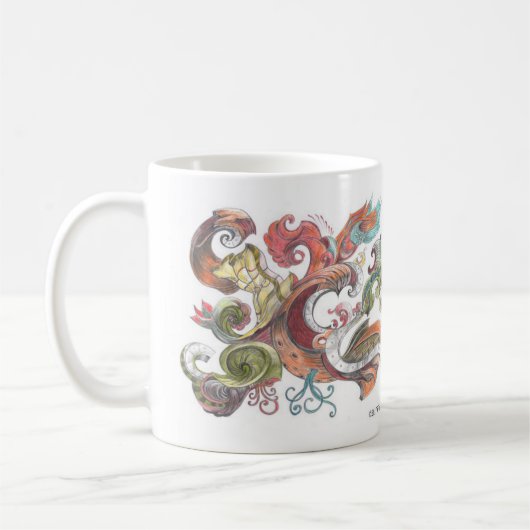 Tasse de griffonnage de Gloria (Gauche)