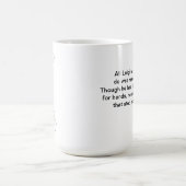 Tasse de griffonnage - il juste Recherché pour (Centre)
