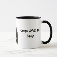 Tasse de gris africain du Congo