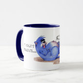 Tasse de "gros chat" (Devant gauche)