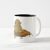 Tasse de Groundhog (Devant droit)