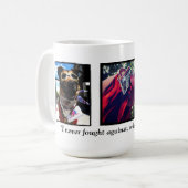 Tasse de guerrier de bicyclette 15 onces (Devant gauche)