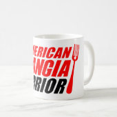 Tasse de guerrier de Mangia d'Américain avec (Devant droit)