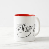 Tasse de guilde de calligraphie de Waco (Devant droit)