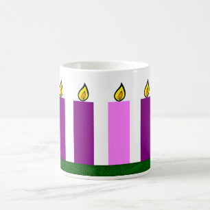 Tasse de guirlande d'avènement