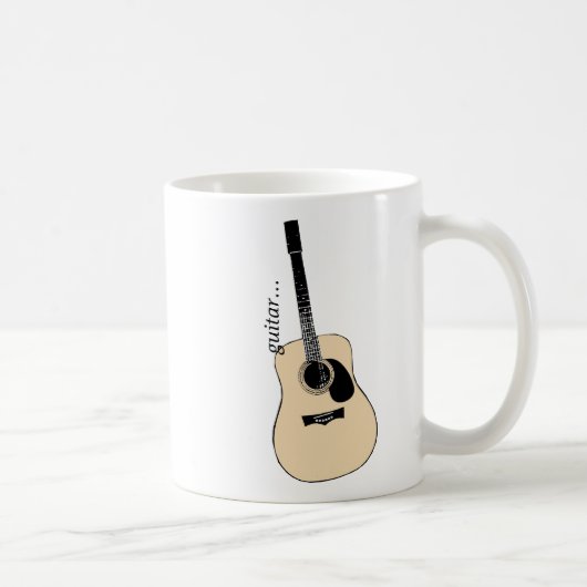 Tasse de guitare acoustique (Droite)