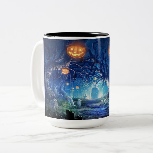 tasse de Halloween (Devant gauche)