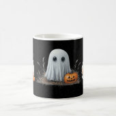 Tasse de Halloween Citrouille Fantôme Chat Sorcièr (Centre)