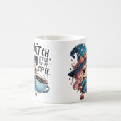 Tasse de Halloween drôle avec sorcière « Mieux vau (Centre)