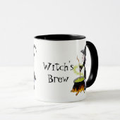 Tasse de Halloween du Brew de la sorcière (Devant droit)