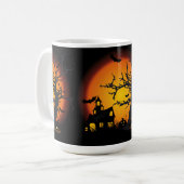 Tasse de Halloween/scène hantée (Devant gauche)