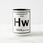Tasse de Handwavium - noire et blanche (Centre)