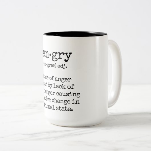 Tasse de Hangry (Devant droit)