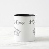 Tasse de hashtag de reine de Selfie (Centre)