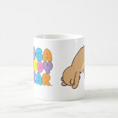 Tasse de haut en bas de chien d'ours de nounours (Centre)