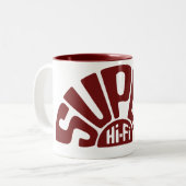 Tasse de haute fidélité superbe rouge (Devant gauche)