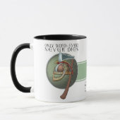 Tasse de Havamal de "renommée de mot" de Viking (Gauche)