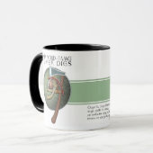 Tasse de Havamal de "renommée de mot" de Viking (Devant gauche)