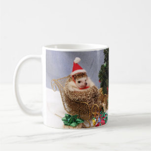 Tasse de hérisson de Noël