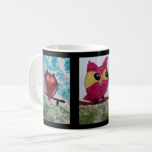 Tasse de hibou (Devant gauche)