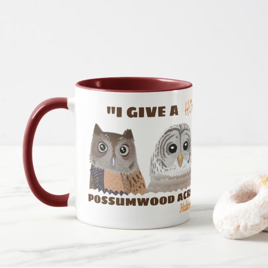 Tasse de hibou (Avec donut)